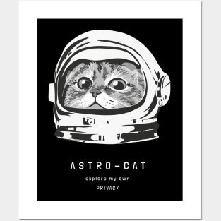 Astro Cat Planet Posters and Art